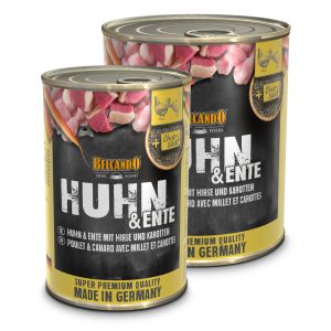 Belcando FS blikjes - Kip & eend met gierst & wortelen