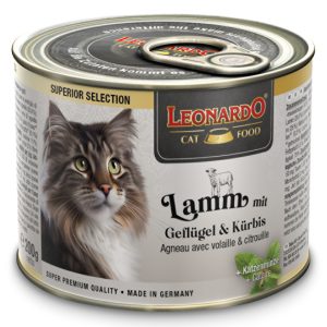 Leonardo Blikjes natvoer - Lam met gevogelte & pompoen