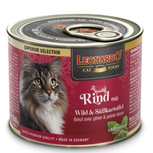 Leonardo Blikjes natvoer - Rund met wild & zoete aarappel