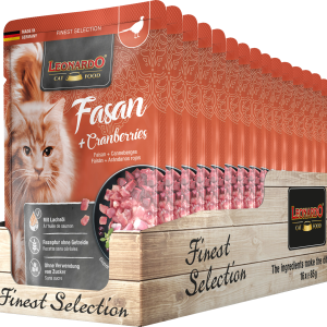 Leonardo zakjes natvoer - Fazant met Cranberries (85 gr)