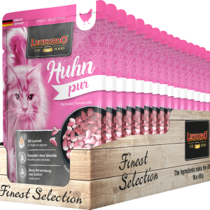 Leonardo zakjes natvoer - Kip (85 gr)