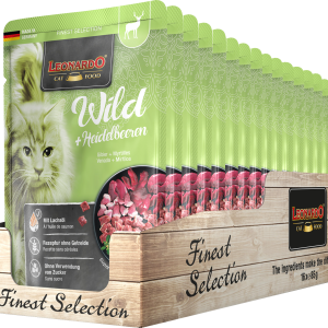 Leonardo zakjes natvoer -Wild + Blauwe bes (85 gr)