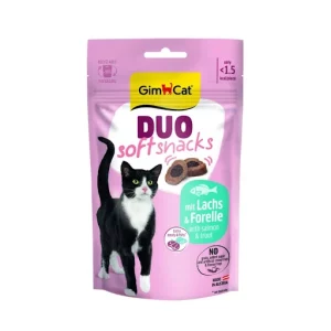 GimCat duo soft snacks Zalm met Forel 50gr